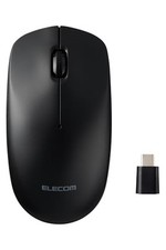 ELECOM Wireless Mouse Type-C Connection L Size 3 Buttons Black M-LE10DRCBKNEW