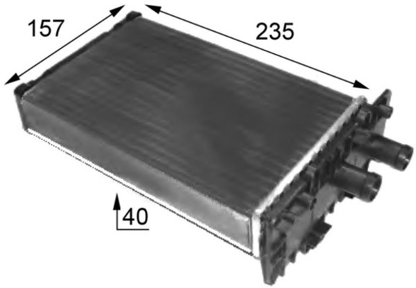 Mahle WäRmetauscher Innenraumheizung AH 48 000S FüR VW T4 Transporter 70A 70H-image