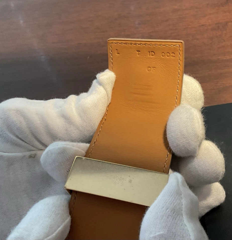 Original Hermes Collier De Chien CDC Lederarmband Craie/Roségold HW.. In USA - Bild 4 von 4