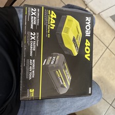 Genuine Ryobi 40V 4 Ah Lithium Ion Battery / With Rapid Quick Charger