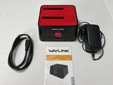 Wavlink USB 3.0 Dual Bay Docking Station for 2.5 3.5 HDD SSD