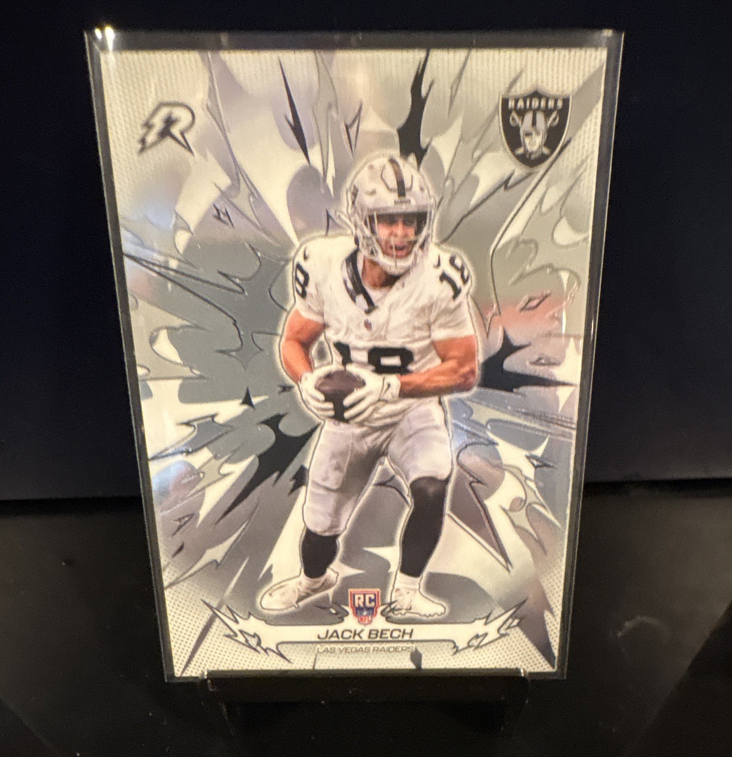 2025 Topps Jack Bech #148 RC Rookie Las Vegas Raiders Football Card