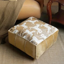 Unstuffed Pouf Cover Ottoman Footrest Animal Foot Stool Floor Bean Bag Floor ...