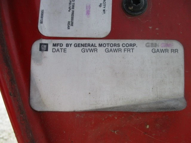 Pontiac Firebird 1989 Roof Glass 12515644 1113 Foto 4 de 4