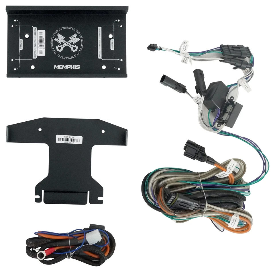 Soporte de amplificador Memphis MXAHD14KIT para Select 2014/15+ Harley Davidson+Altavoz doméstico Foto 2 de 4
