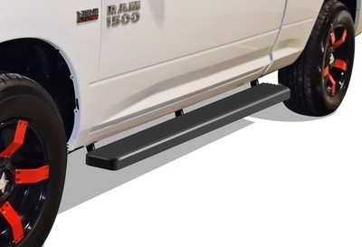 APS Running Boards 6 inches Matte Black Fit 09-18 Dodge Ram 1500 Quad Cab
