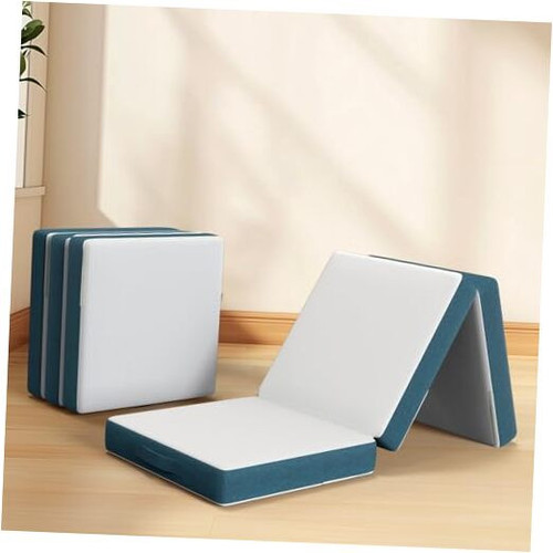 4 Inch Foldable Mattress, Portable Memory Form Tri Folding Mattress with