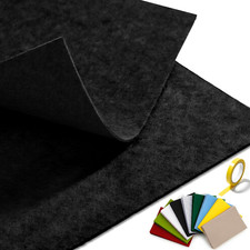 Black Felt Fabric 36" X 36" Inch Wide 1 Square Yard Acrylic Stiff Felt Sheet b