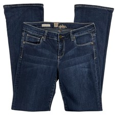 Kut From The Kloth Womens Size 6 Denim Jeans Nicole High Rise Boot Cut Dark Wash