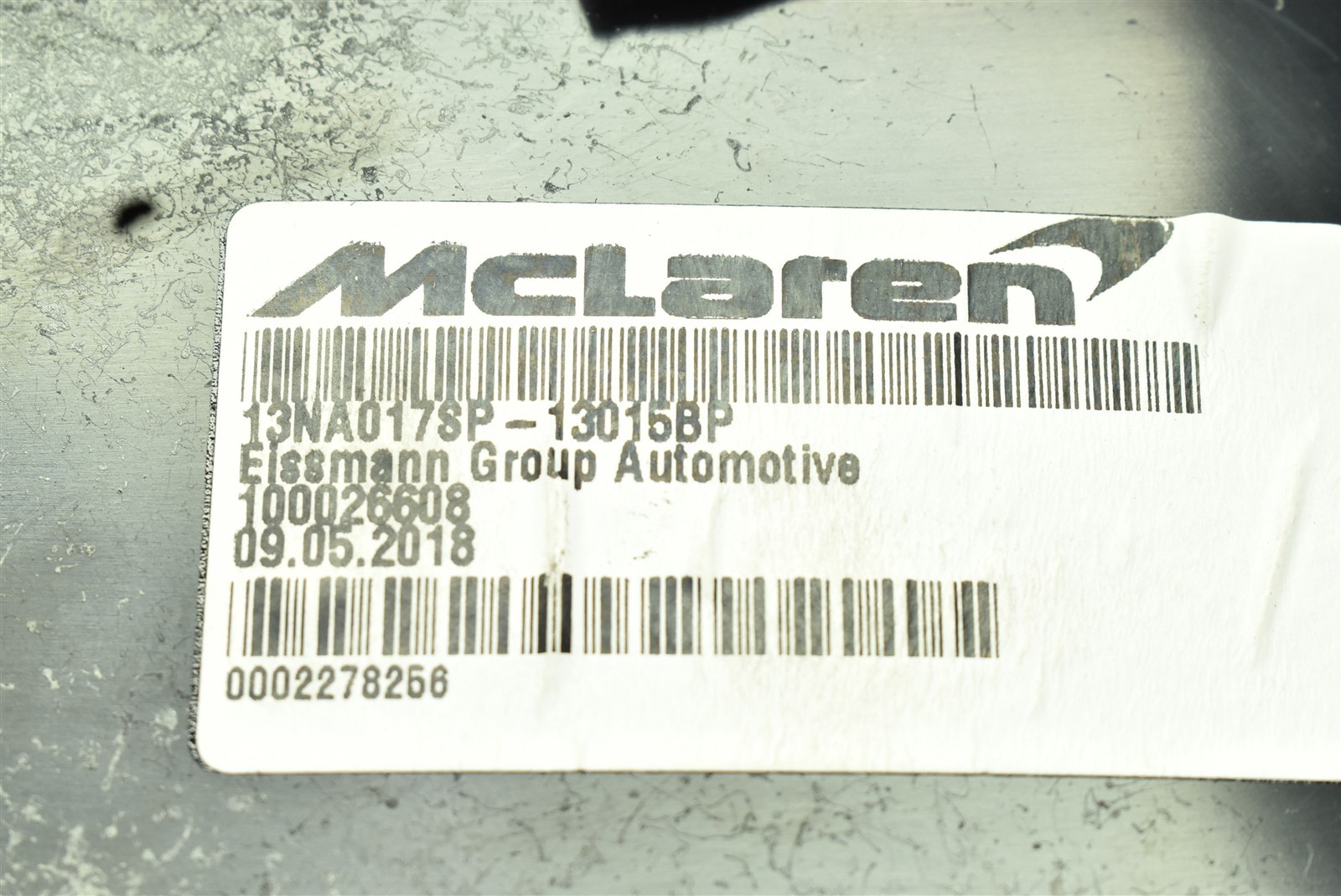 McLaren 570s Left B Pillar Trim Panel Cover 13NA017SP 