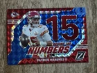 2023 Panini Zenith Football Blue Patrick Mahomes II #24 PSA 9