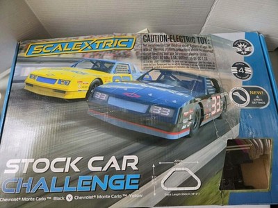 SCALEXTRIC C1383 Stock Car Challenge Race Set Complete Chevy Montecarlo 1/32