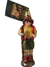 2019 Old World Christmas OWC Glass Hiker Ornament, 4.5 inches tall FREE SHIP