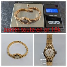 montre or 18k femme