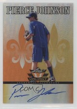 2012 Leaf Valiant Orange 70/99 Pierce Johnson #VA-PJ1 Auto 0c6