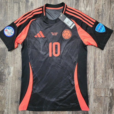 2024 Adidas Colombia Away Soccer Jersey James Rodriguez Men S Copa