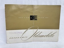 1948 Oldsmobile 98 Original Deluxe Sales Brochure - 16 Pages