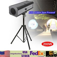 LED Follow Spot Light Stage Focused Light Stand For Night DJ Club Party Disco