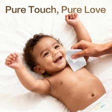 100 Cotton Dry Wipes, USDA Certified Baby Wipes, Soft  Gentle, Hypoallergenic