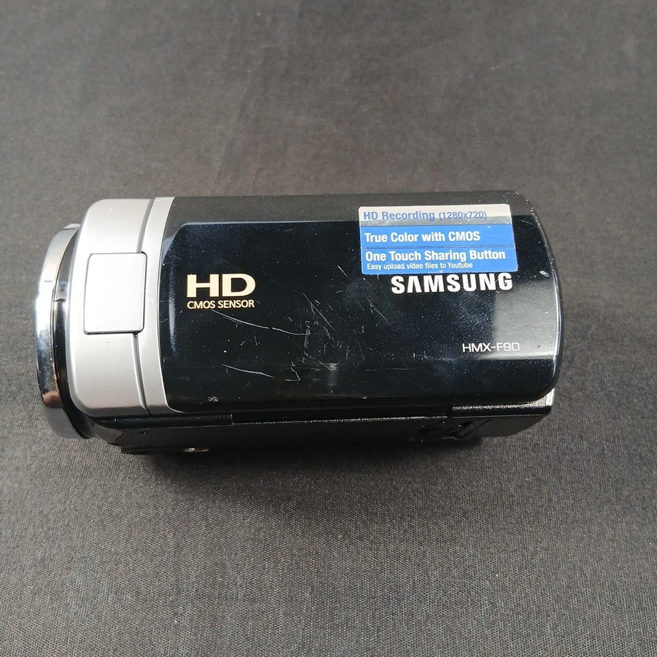 Samsung HMX-F90 Handycam 52X Optical Zoom Camcorder Black With Battery - Image 4 of 4