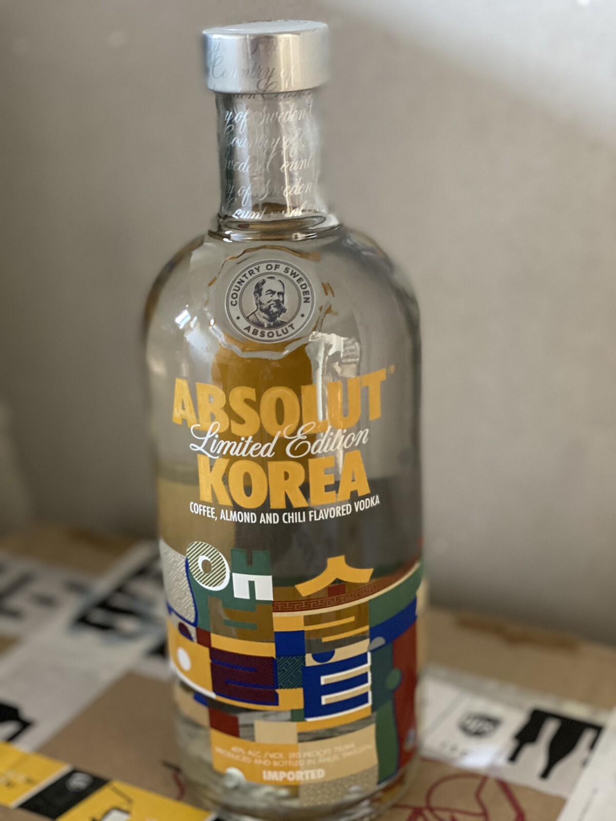 Absolut Vodka Korea 750ml New&Sealed eBay
