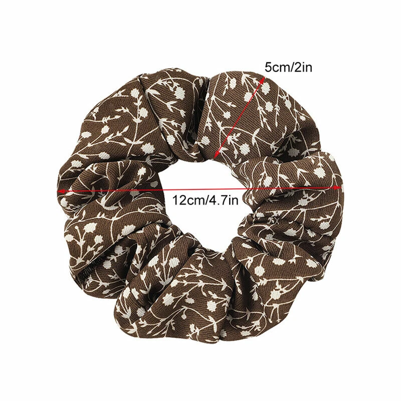 Сладкие волосы галстуки кольцо веревки шифоновое цветочный Scrunchies хвост держатель головной убор - Изображение 2 из 4