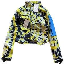 Off-white™ X Nike⚡️nrg "keep Back" Tie Dye Cropped Jacket Size Small Ck4808-702