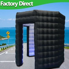 Inflatable Photo Booth Backdrop LED Enclosure Tent for Event Show Party Birthday