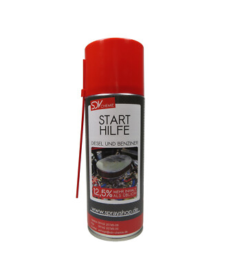 Starthilfe 400 ml + 50ml INHALT 450ml Starthilfespray Motorstarter Starterspray