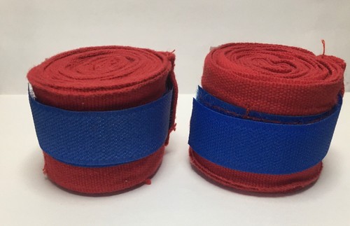 Combat Sports Semi-Elastic Handwraps Boxing Hand Wraps Red Kick MMA - Picture 2 of 4
