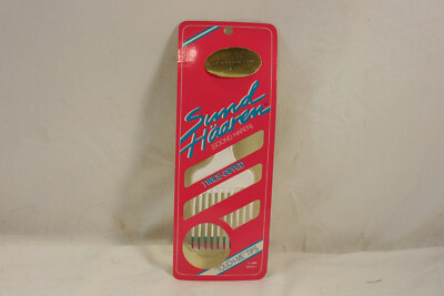 Sund Haaren Vintage 1986 Afro Hair Pick Danish Twice Dipped Tips SHS-1 White