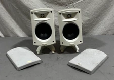 Pair Klipsch Quintet 2.0 2-Way Surround Speakers w/Adjustable Bases White