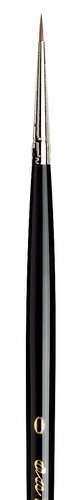 "MAESTRO" Selected Siberian Kolinsky Red Sable Round: European shape - Picture 2 of 9