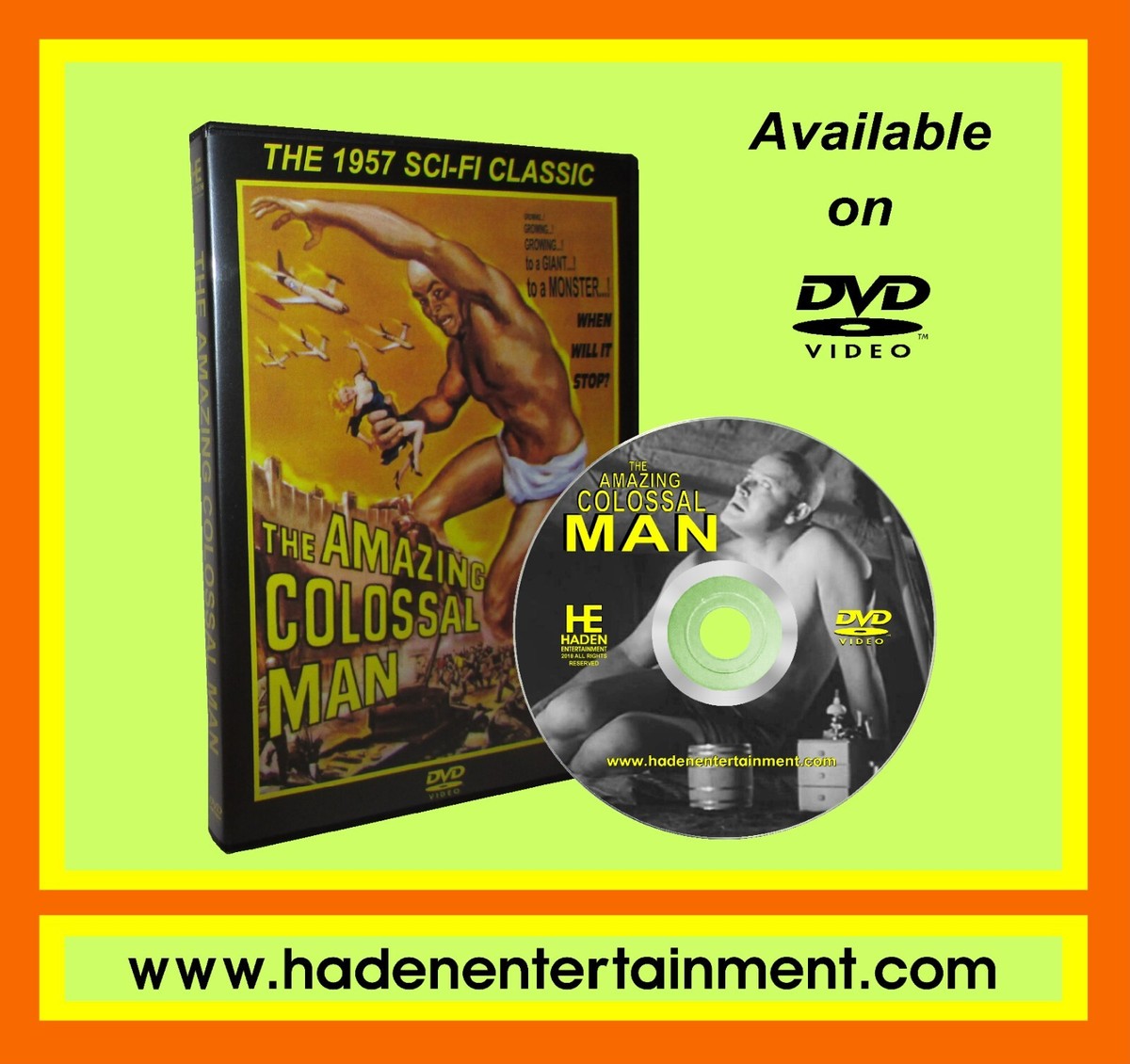 THE AMAZING COLOSSAL MAN / DVD | eBay