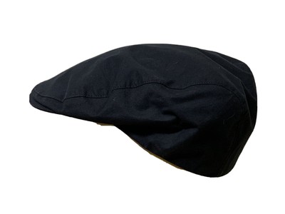 Men S Flat Driver Cap Size 59 Cm Or 7 3 8 Blue Waterproof Cotton Made In Italy Ebay