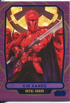 Star Wars Galactic Files Blue Parallel #216 Kir Kanos
