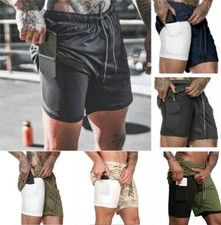 Men's Sports Training Running Bodybuilding Workout Fitness Shorts Gym Pants Work