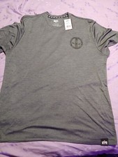 NWT  MARVEL HERO ELITE GRAY DEADPOOL SPORT SHIRT sz 2X