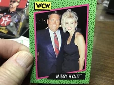 WCW WORLD CHAMPIONSHIP WRESTLING  1991 TRADING CARD # 157 MISSY HYATT
