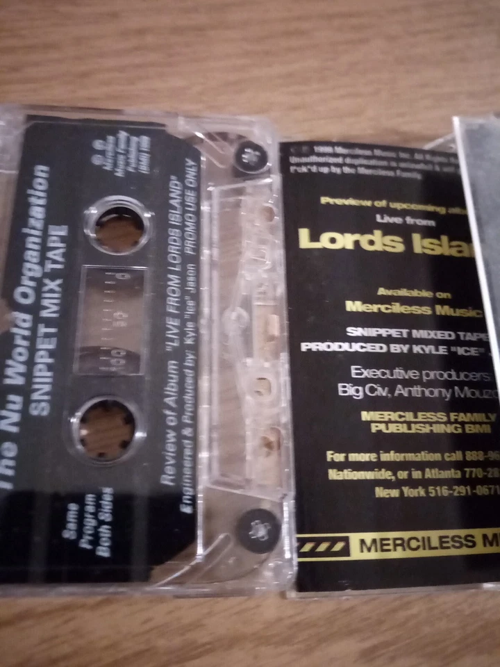 NWO Lord's Island Cassette Tape Merciless Music Tested Works Snippet Sampler - Image 4 of 4