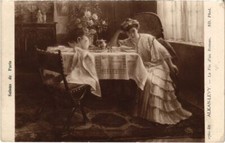 CPA ALKAN-LEVY LA DFIN D'UN ROMAN SALON DE PARIS (1271593)