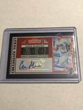 2019 Panini Contenders Collegiate Ticket Prizm Auto Chris McMahon #USA-CM /150!