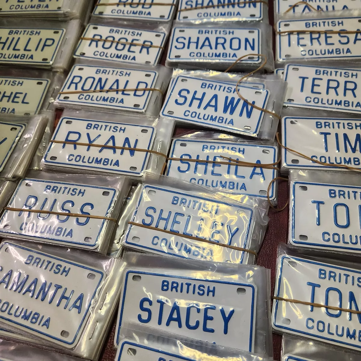 BC Souvenir License Plate Mini Personalized British Columbia Metal