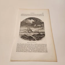 View Harbor Of San Francisco California C. 1861 Engraving (342)