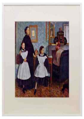 Portait of the Bellelli family by Degas A3 A4 Framed Print Picture