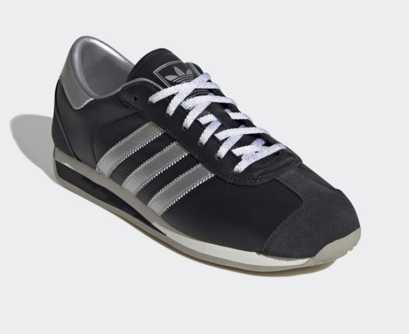 スニーカー adidas Country II SMU Black Silver JH5601 adidas Originals COUNTRY II Core Black MEN'S SHOES JH5601
