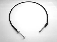 Vintage SHUTTER RELEASE CABLE Black Cloth 21" - Marked Germany