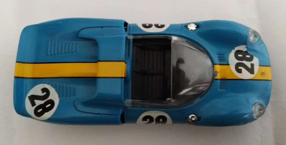 BEST MODEL 1:43 FERRARI 275 P2 1965 CELESTE NO BOX NO TECA - Immagine 4 di 4