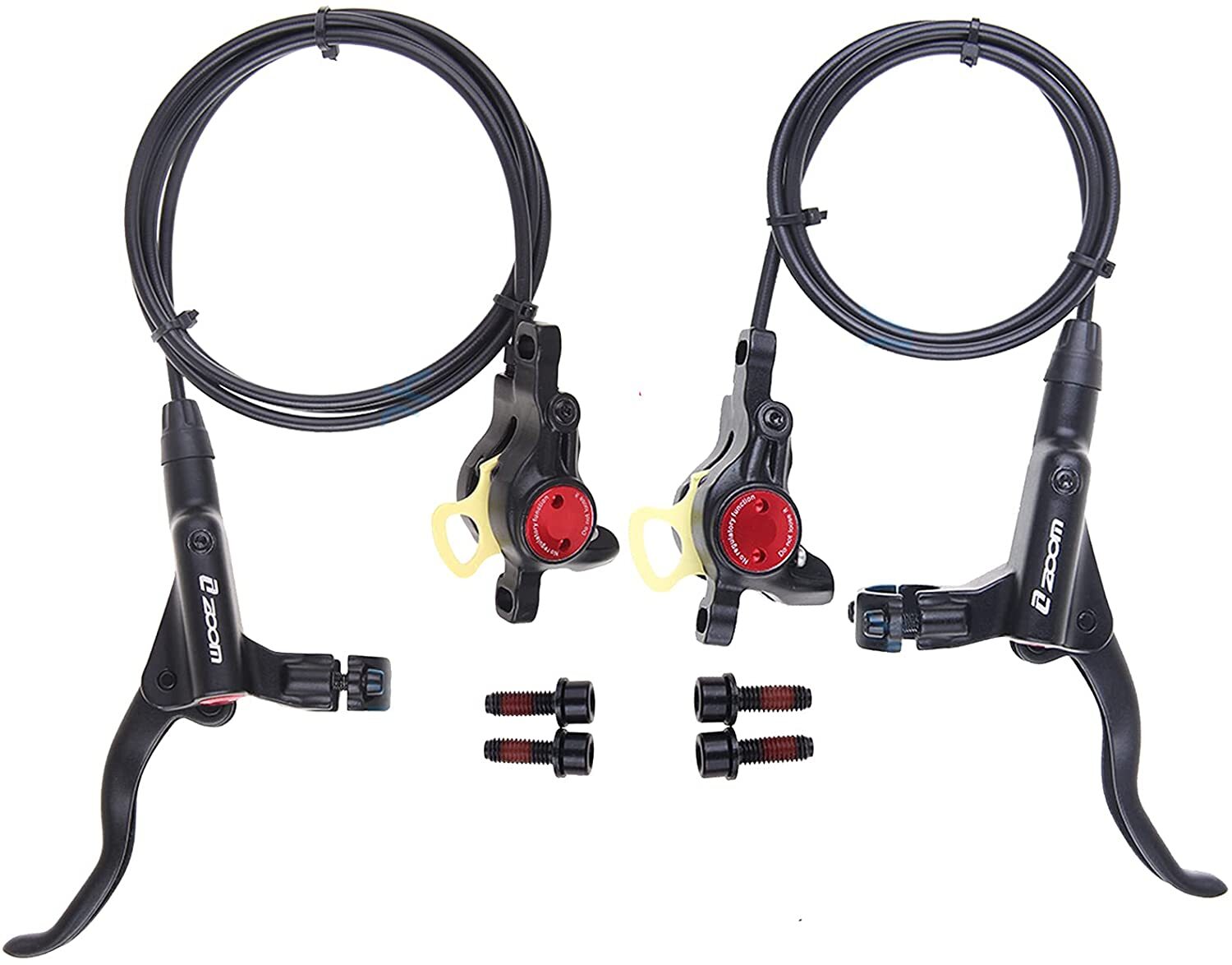 ZOOM HB875 Bike Hydraulic Disc Brake Bicycle Front & Rear Brakes Set Calipers AU eBay