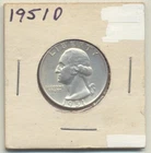 1951-D Silver Washington Quarter 25 Cents US Coin